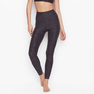 NWT Victoria's Secret Studio Leggings High Rise Gray Heathered Pockets Size 8